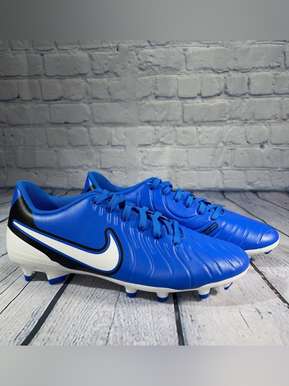 Nike Legend 10 Club FG/MG Soccer Cleats Soar Blue White Men Sz 5